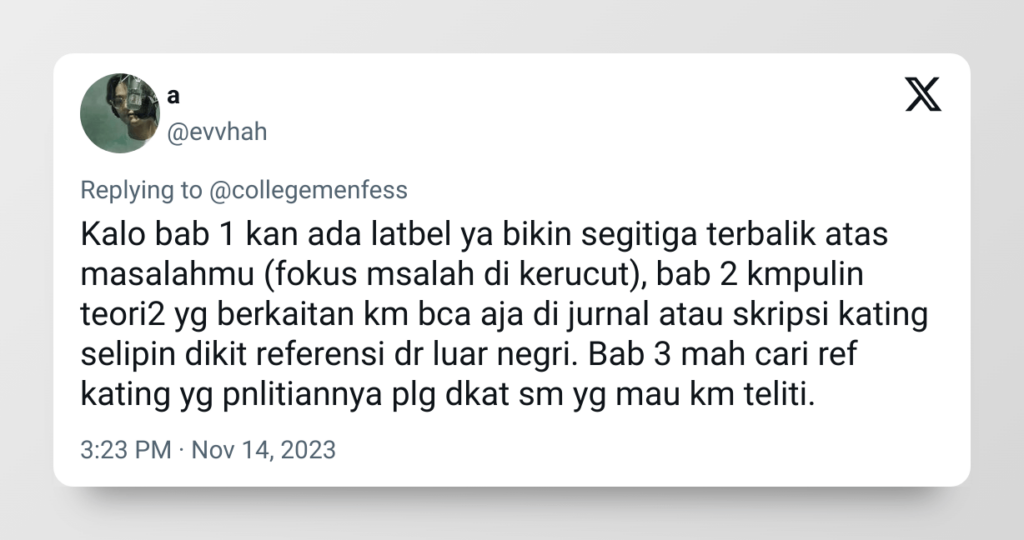 Tips Mengerjakan bab 2 skripsi