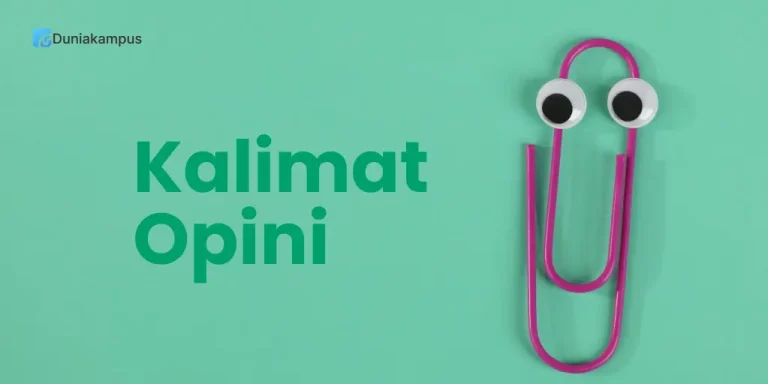 Kalimat opini