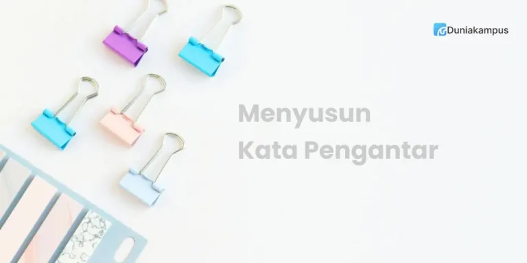 Menyusun Kata Pengantar